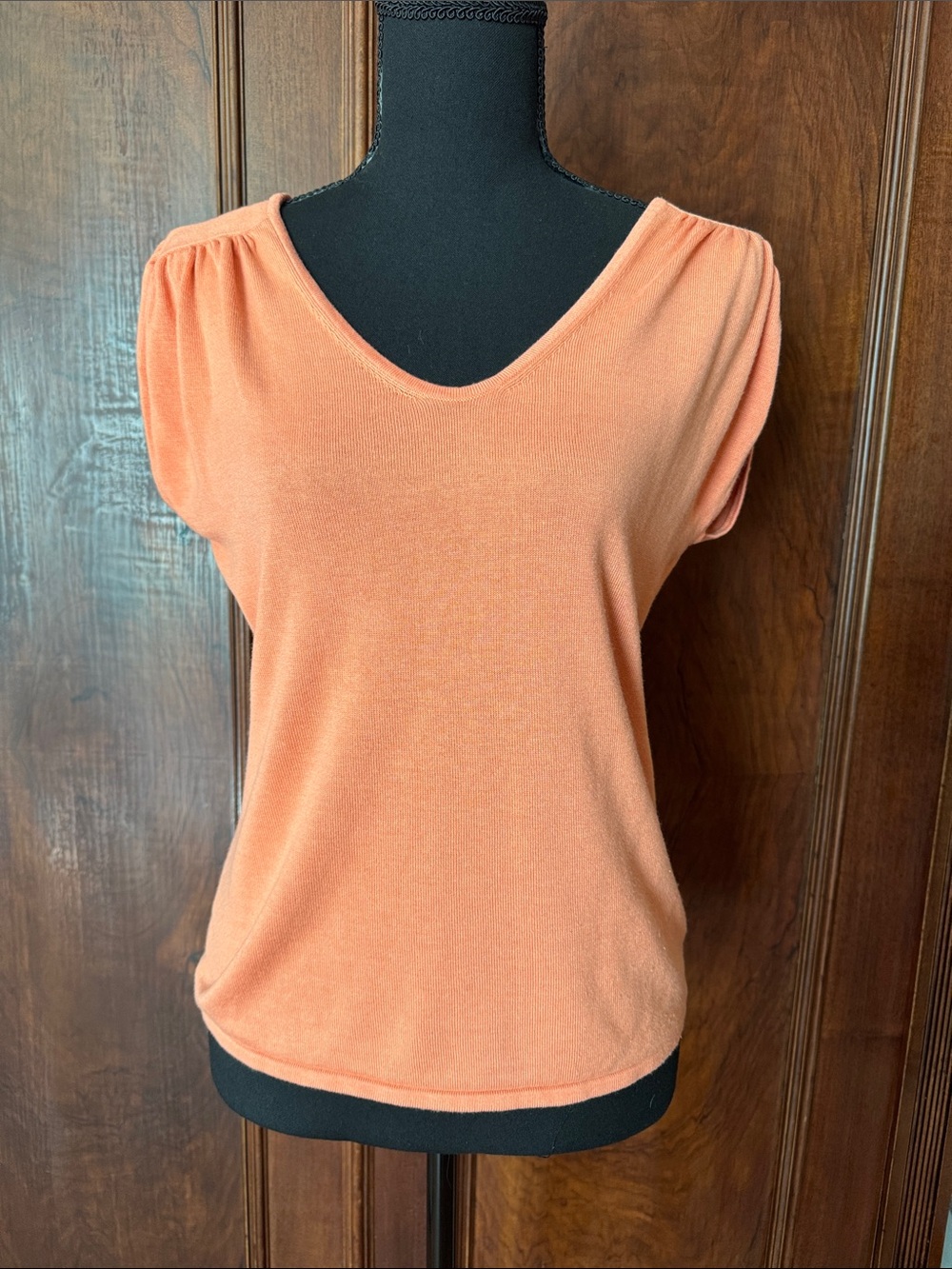 Lilly Pulitzer Peach V-Neck Top